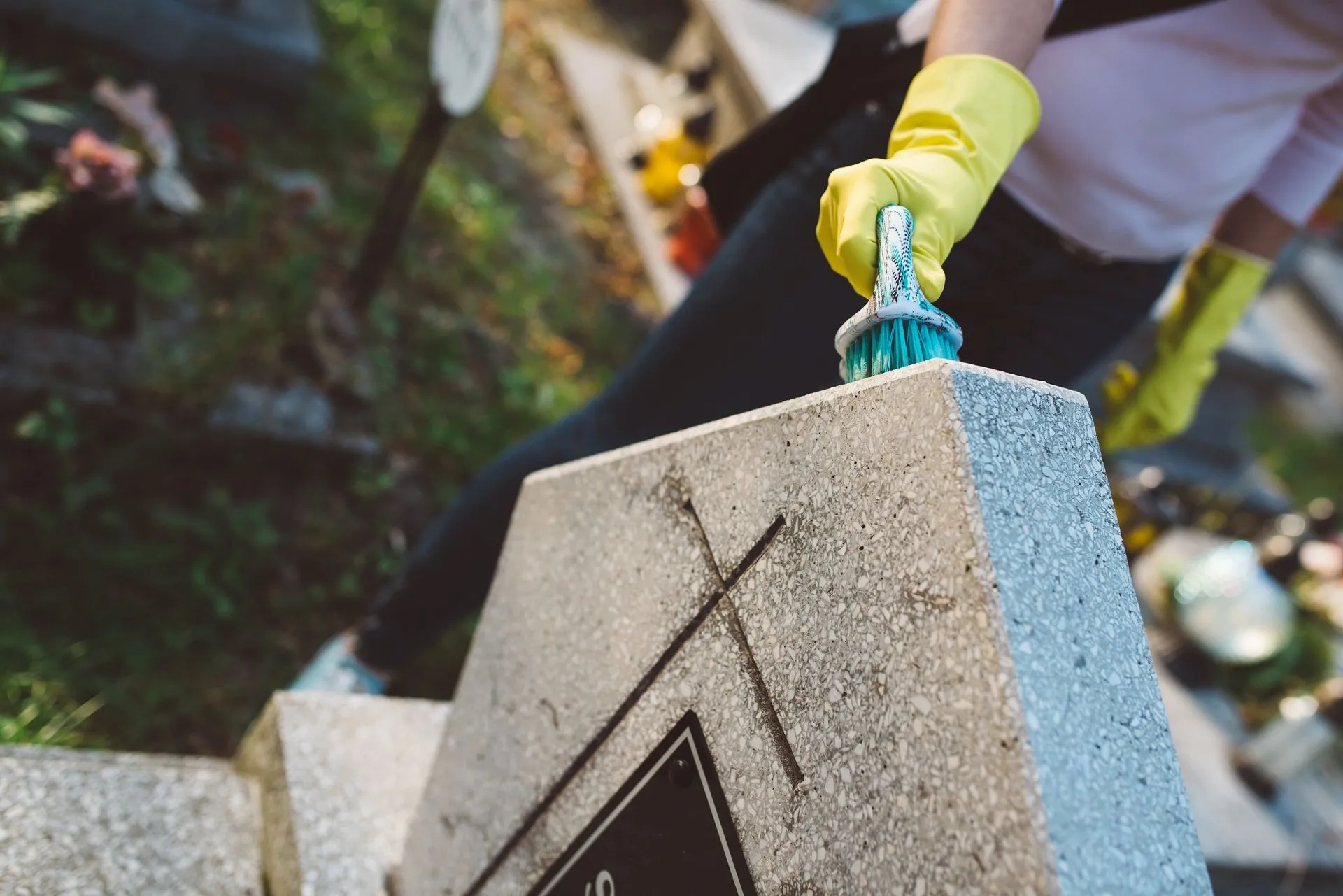 Headstone restoration